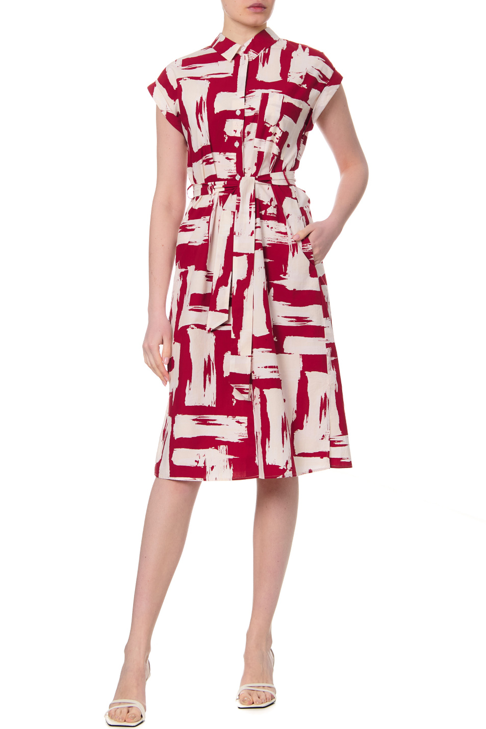 Женский Gerry Weber Платье-рубашка с принтом (цвет ), артикул 780018-31509 | Фото 5