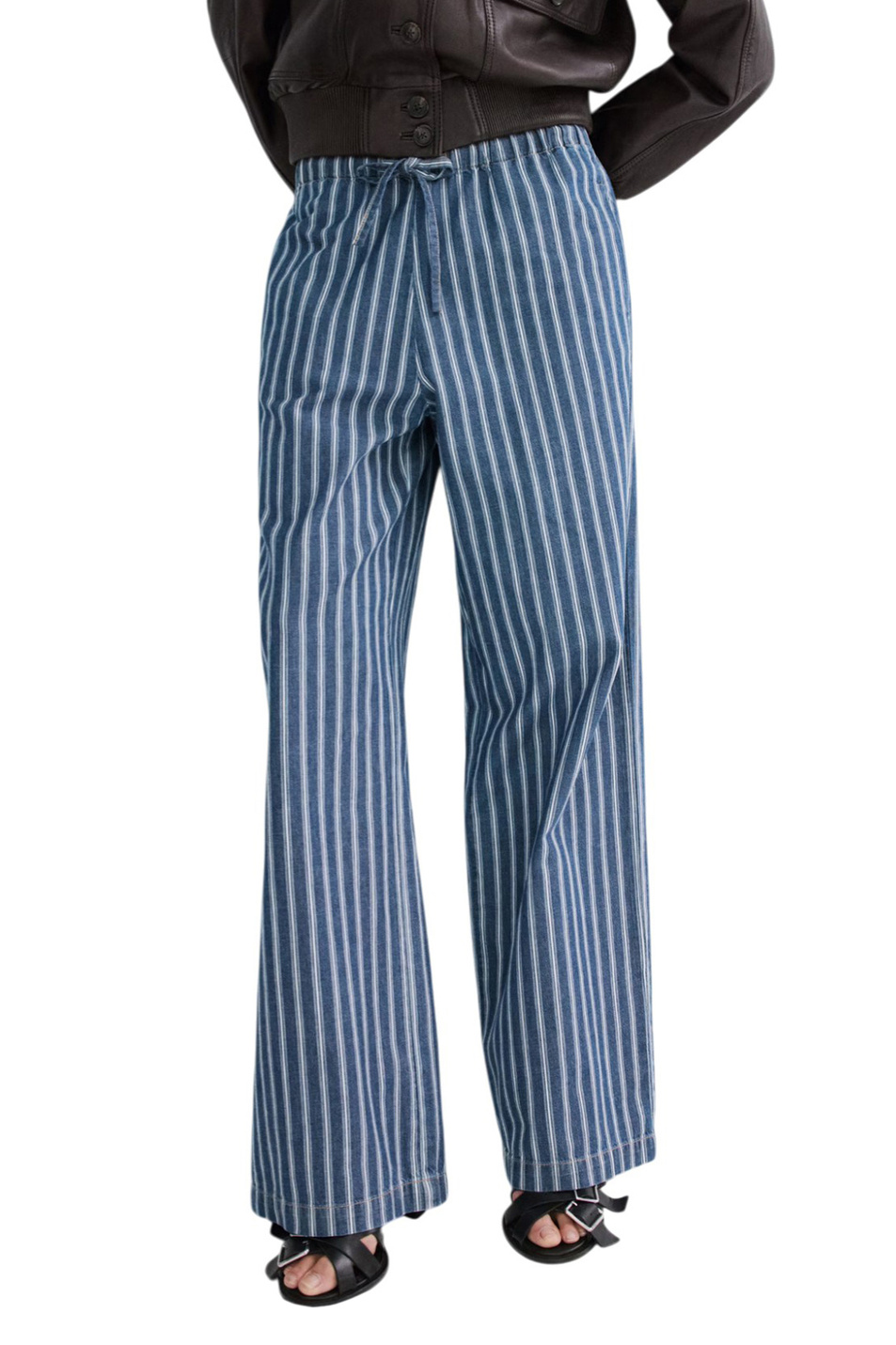 Женский Mango Брюки JUNO в полоску (цвет ), артикул 27066342 | Фото 3