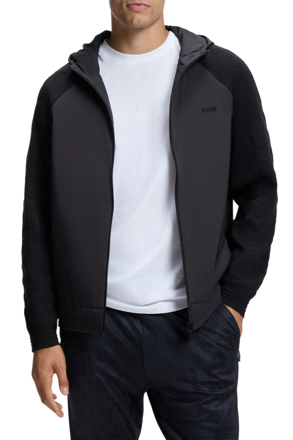 Мужской BOSS Куртка с шерстяными рукавами (цвет ), артикул 50547502 | Фото 3