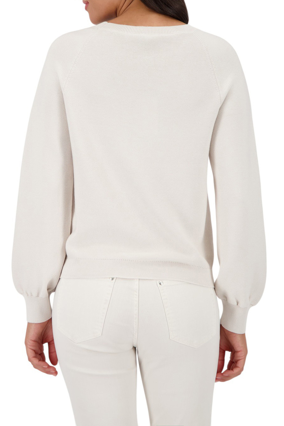 Джемпер из хлопка|Основной цвет:Белый Женский Monari Джемпер из хлопка (цвет ), артикул 809126 | Фото 5