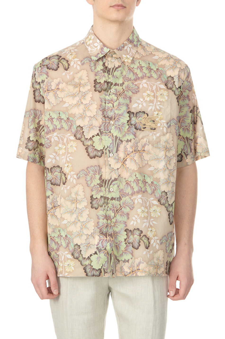 Мужской Etro Рубашка из натурального хлопка (цвет ), артикул MRIC001699SA536X0820 | Фото 1