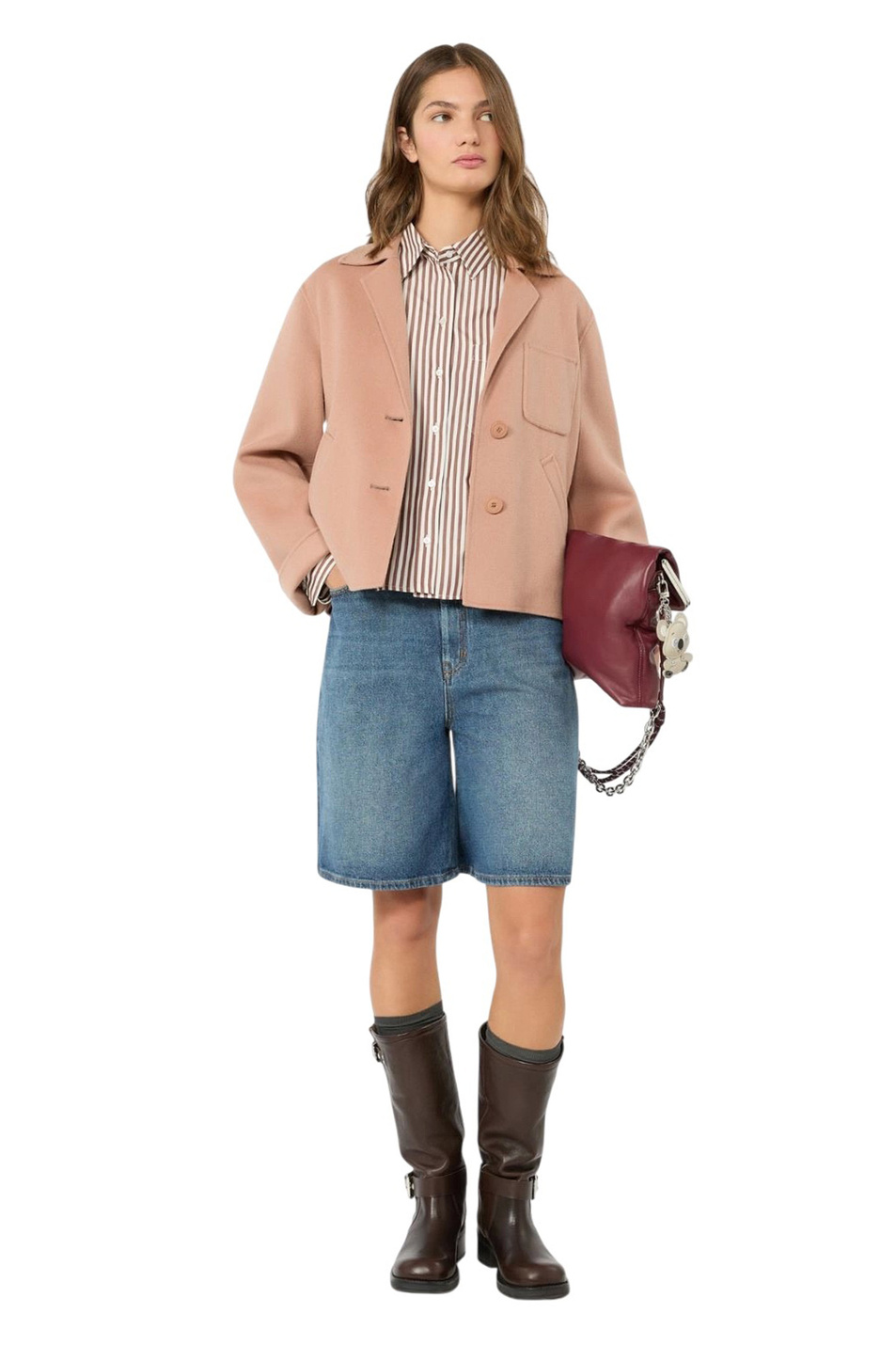 Женский Weekend Max Mara Рубашка PANETTO в полоску (цвет ), артикул 2625116101 | Фото 2