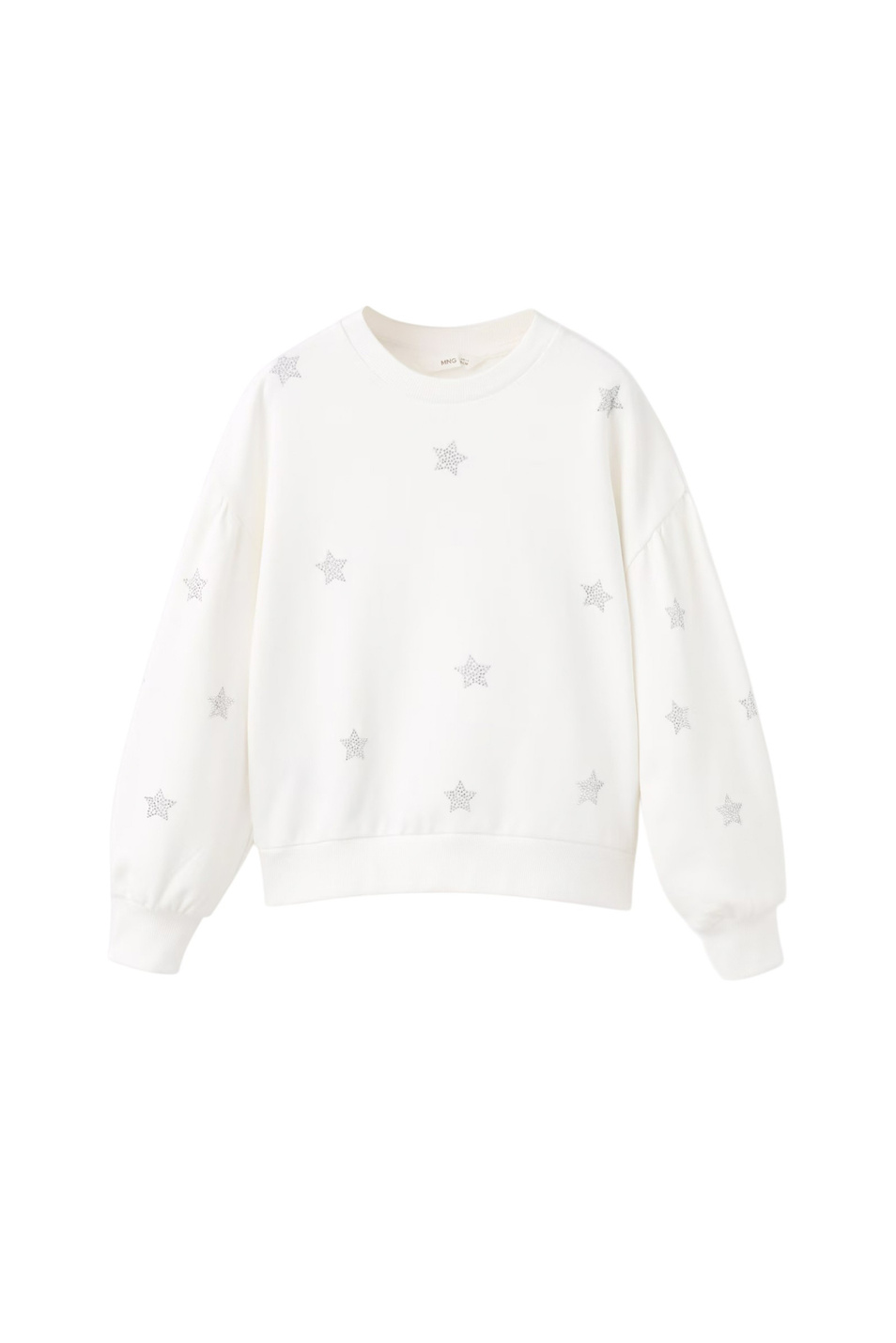 Девочкам Mango Kids Свитшот STARRY из хлопка (цвет ), артикул 27071168 | Фото 1