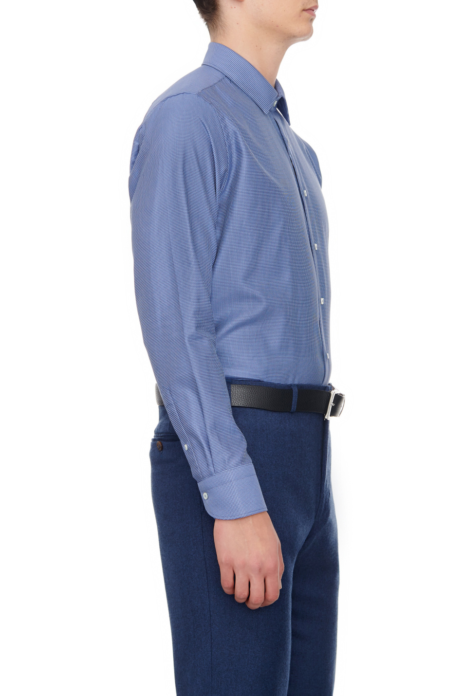 Мужской Canali Рубашка из натурального хлопка (цвет ), артикул 7A1GD03000 | Фото 3