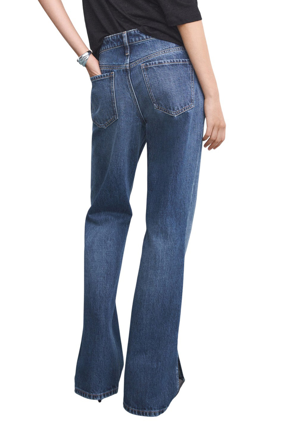 Женский Mango Джинсы ANAIS с разрезами (цвет ), артикул 17087788 | Фото 4