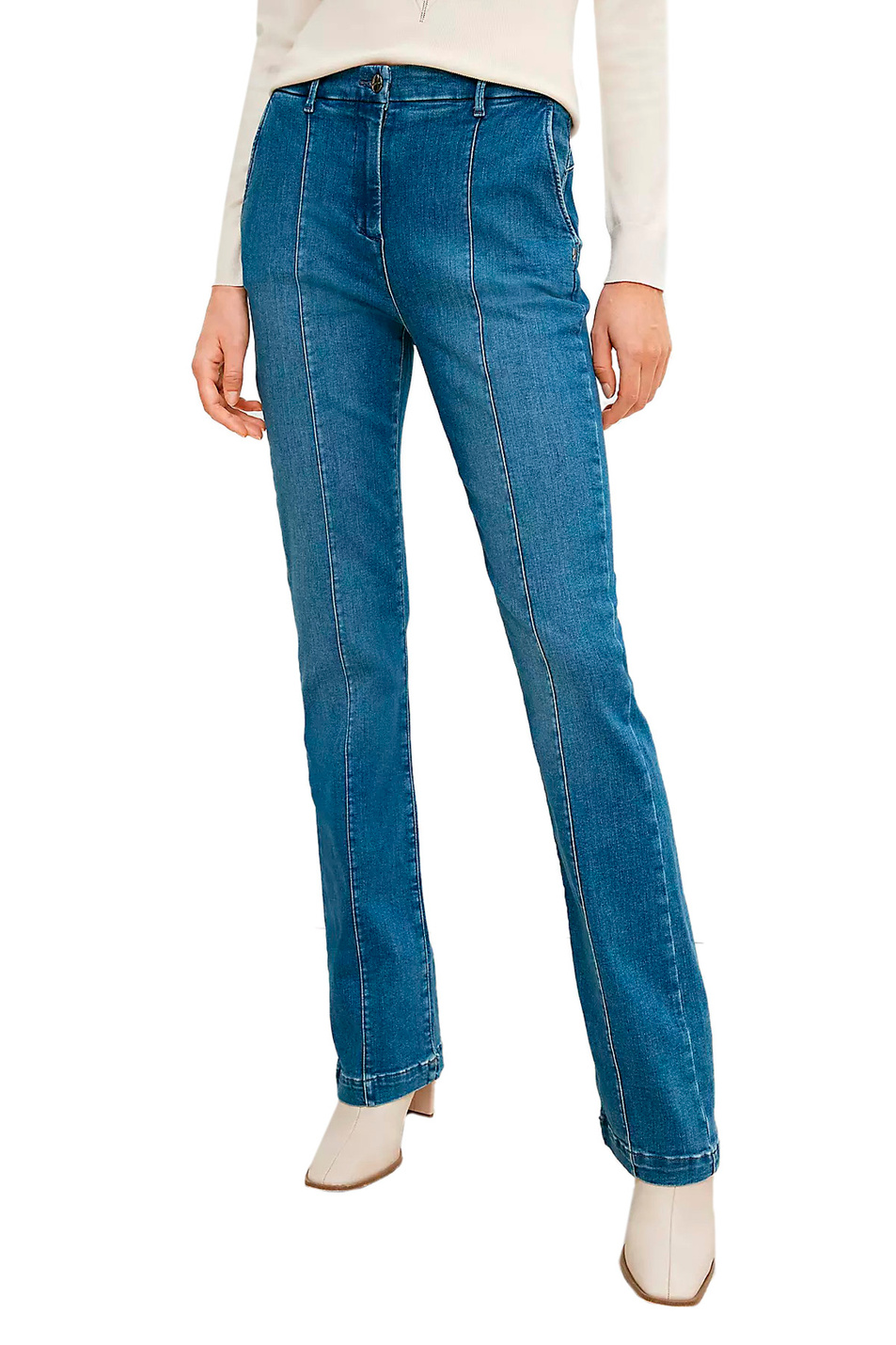 Женский Comma Расклешенные джинсы (цвет ), артикул 2120177 | Фото 3