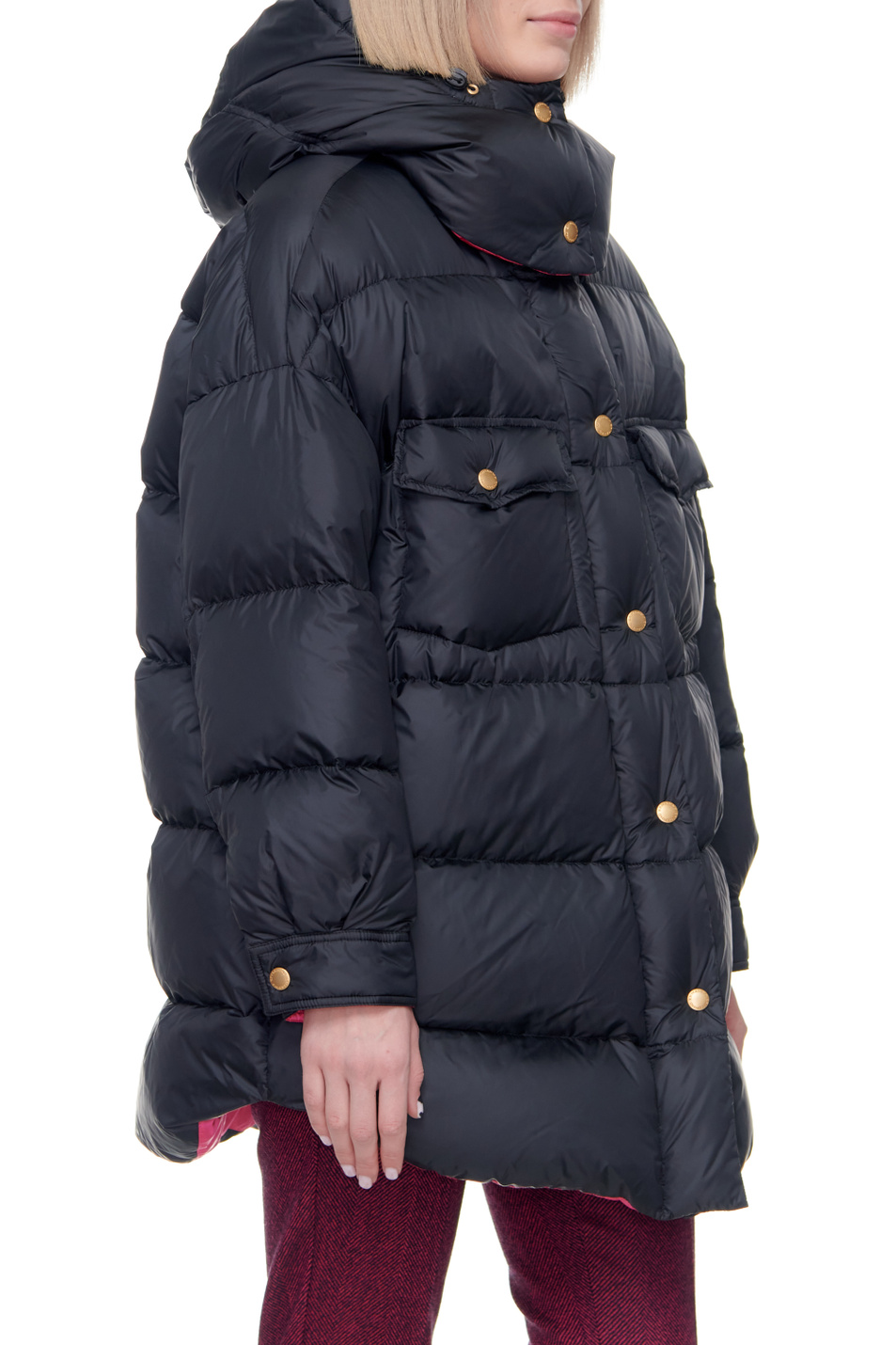 Ermanno Firenze Стеганая куртка с контрастной подкладкой (цвет ), артикул D39ETPN012SUP | Фото 6