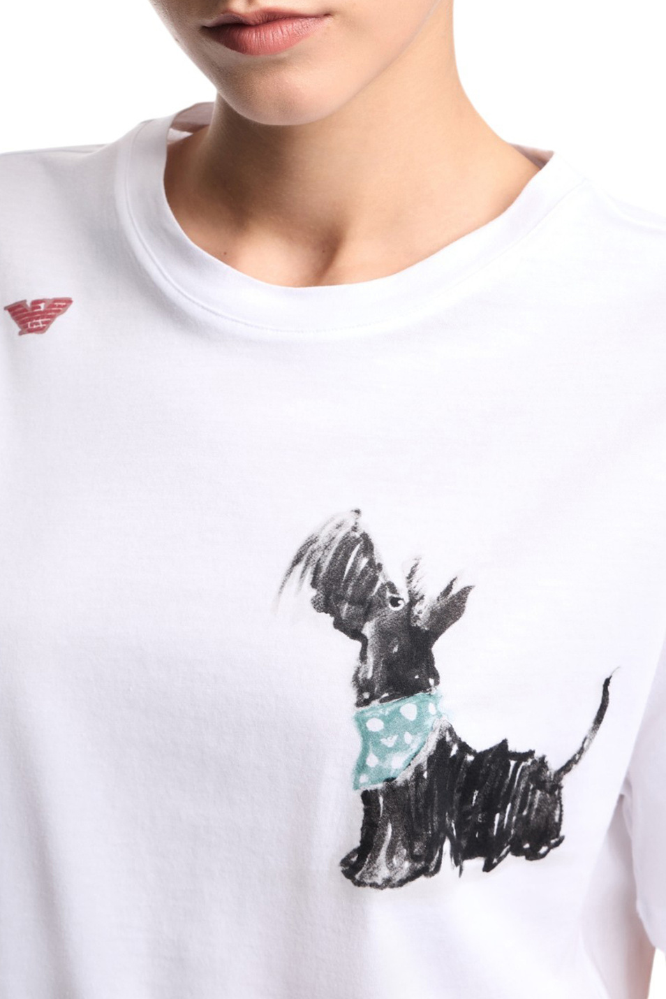 Женский Emporio Armani Футболка с принтом (цвет ), артикул EW004386-AF24854 | Фото 5