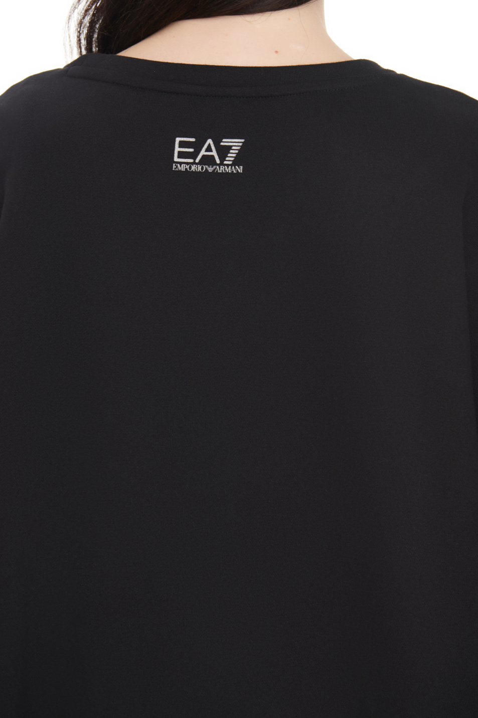 Женский EA7 Свитшот из смесового хлопка с логотипом (цвет ), артикул 6RTM13-TJQTZ | Фото 5