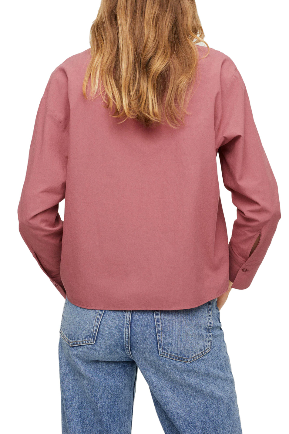 Женский Mango Рубашка DIANA из натурального хлопка со сборкой на груди (цвет ), артикул 17024049 | Фото 4