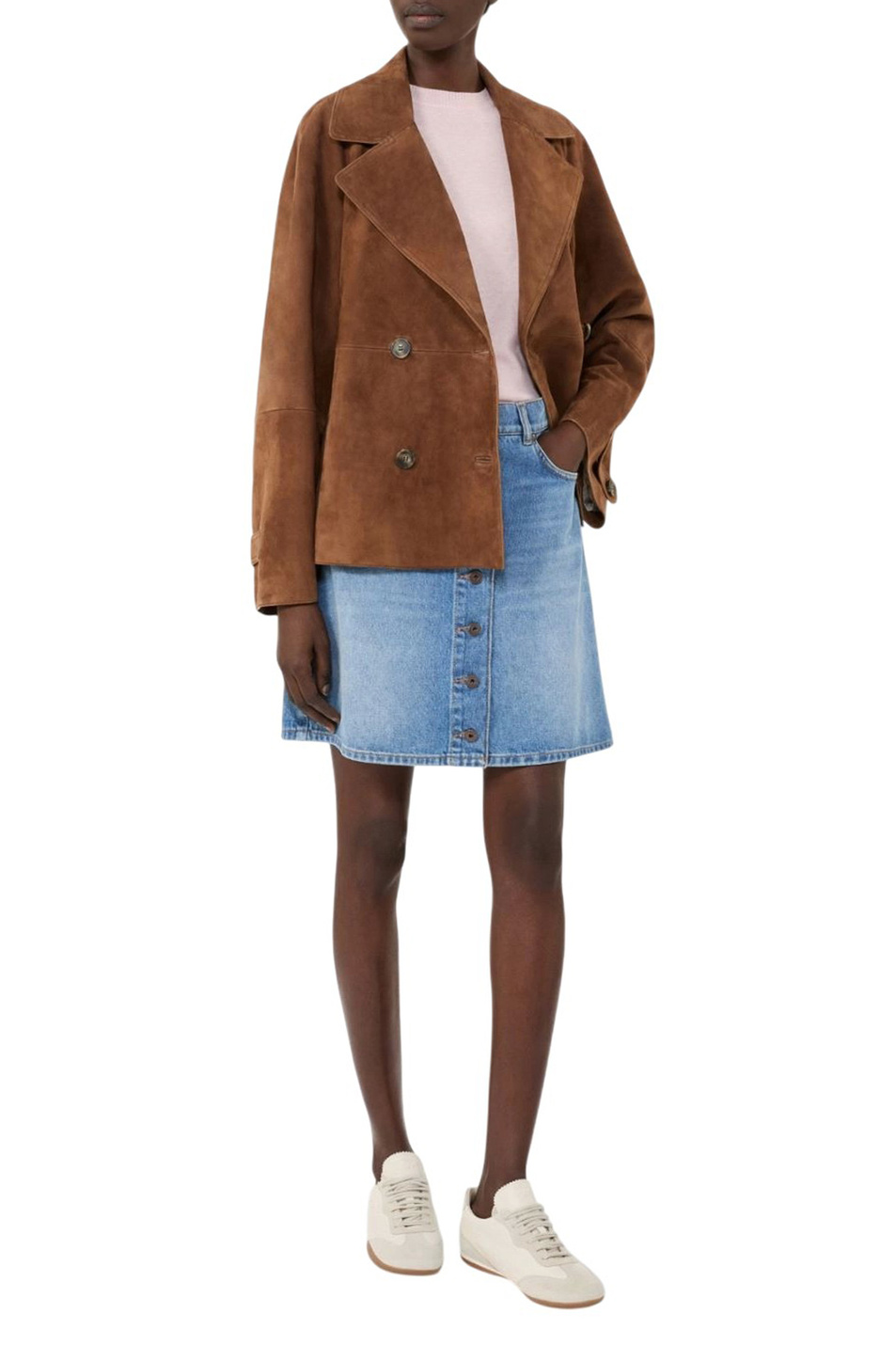 Женский Weekend Max Mara Куртка SOSPIRO из натуральной замши (цвет ), артикул 2615441011 | Фото 2