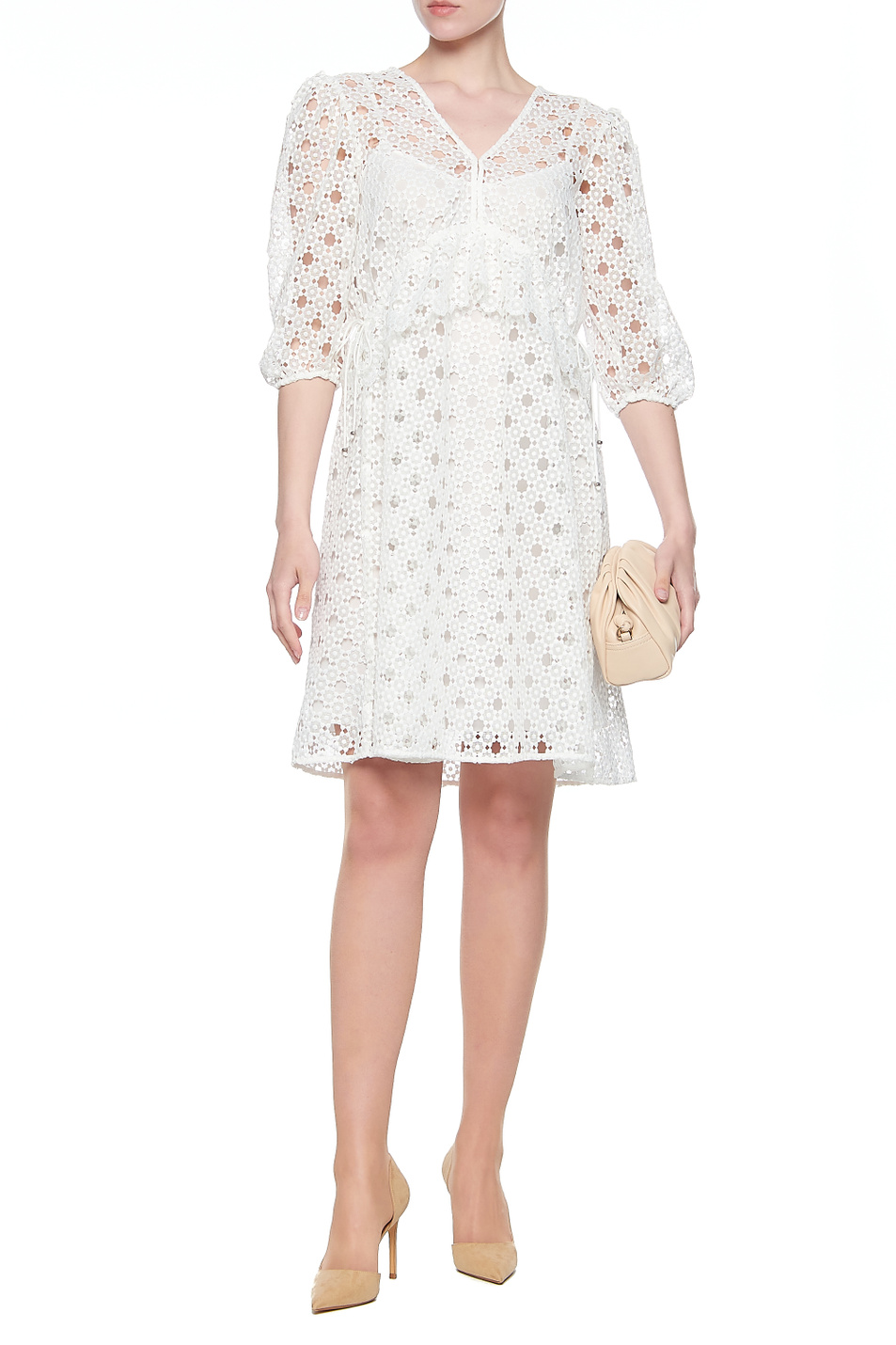 HUGO Платье из кружева с V-образным вырезом (цвет ), артикул 50453280 | Фото 2