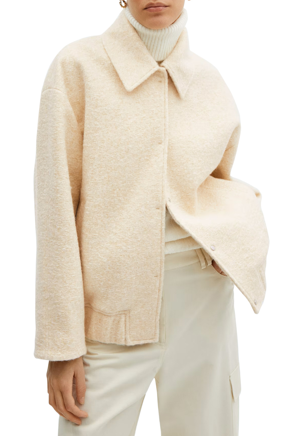 Женский Mango Куртка оверсайз POP (цвет ), артикул 67043263 | Фото 3