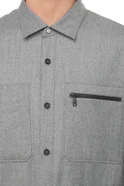 Мужской Zegna Рубашка из натуральной шерсти (цвет ), артикул UCV01A6-SOTM2-200G | Фото 5