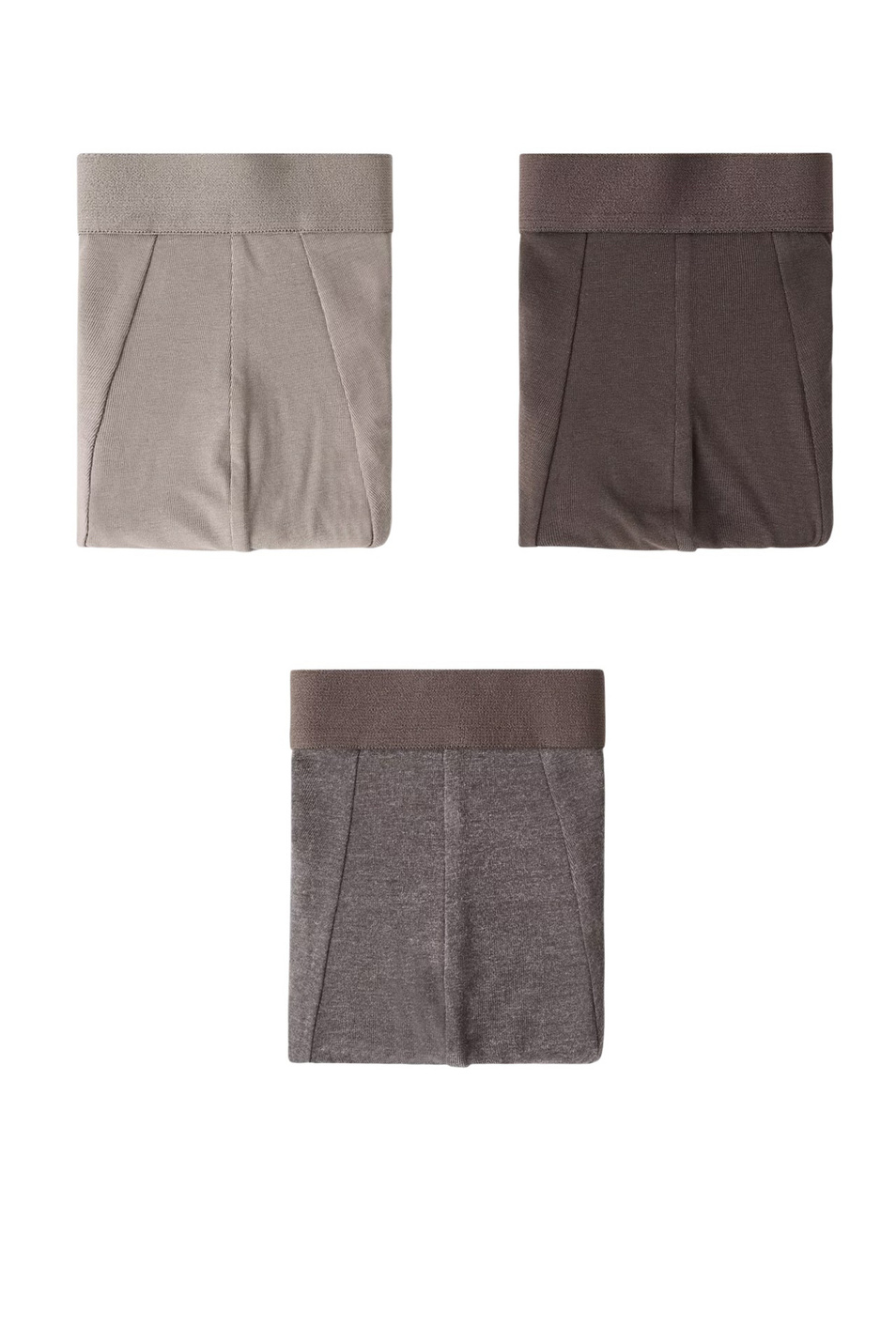 Мужской Mango Man Трусы TRIBROWN в комплекте из 3 шт (цвет ), артикул 27021274 | Фото 1