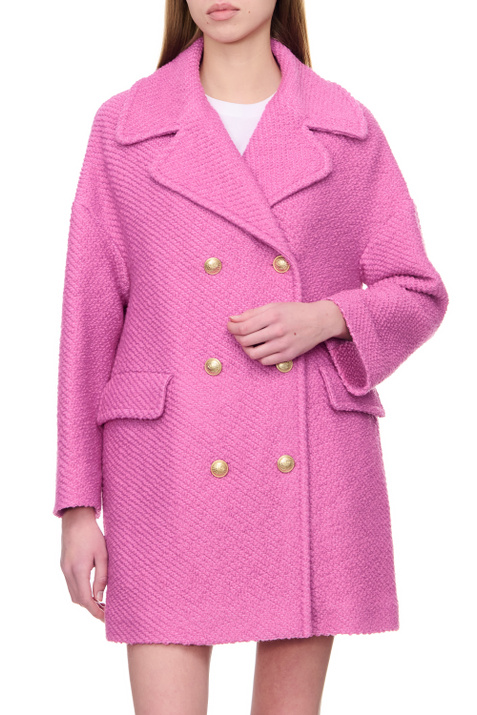 Red Valentino женское пальто с застежкой на пуговицы розовый цвет ...