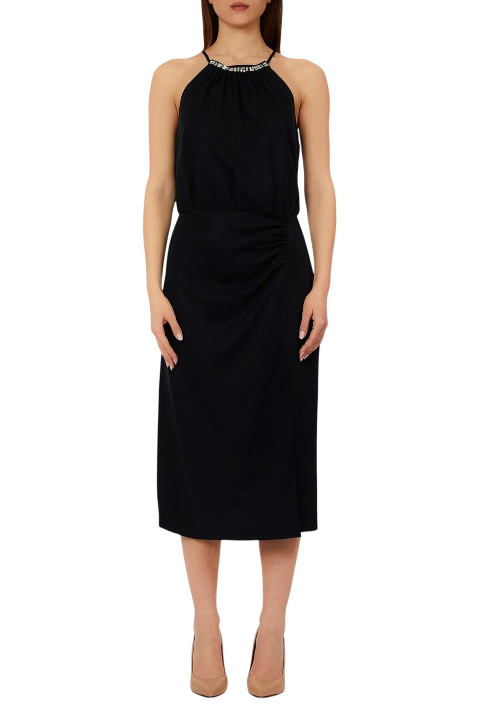 Женский Liu Jo Платье однотонное с декором (цвет ), артикул WA6433T414A | Фото 3