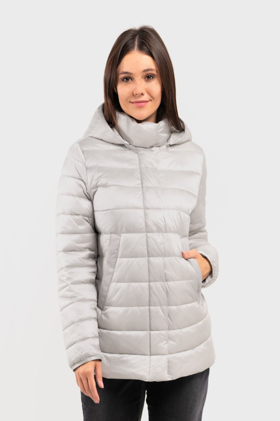 Женский Gerry Weber Стеганая куртка со съемным капюшоном (цвет ), артикул 450404-31121 | Фото 4