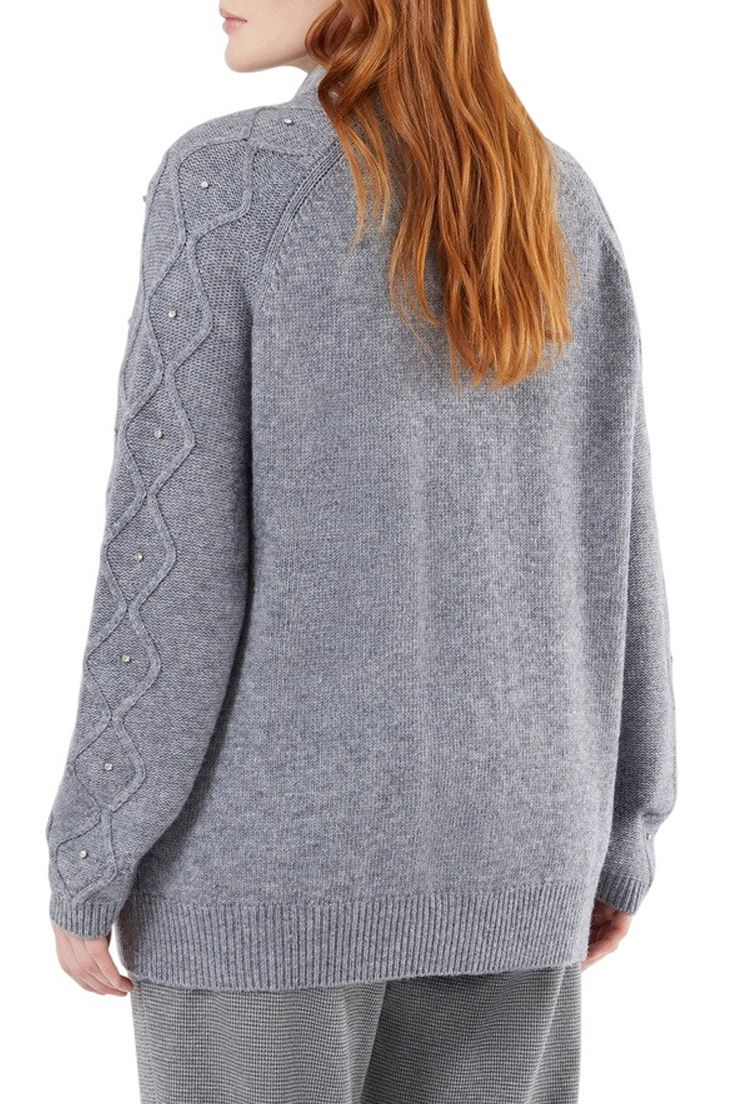 Женский Marina Rinaldi Кардиган AGUZZE из смесовой шерсти (цвет ), артикул 2528346057 | Фото 3