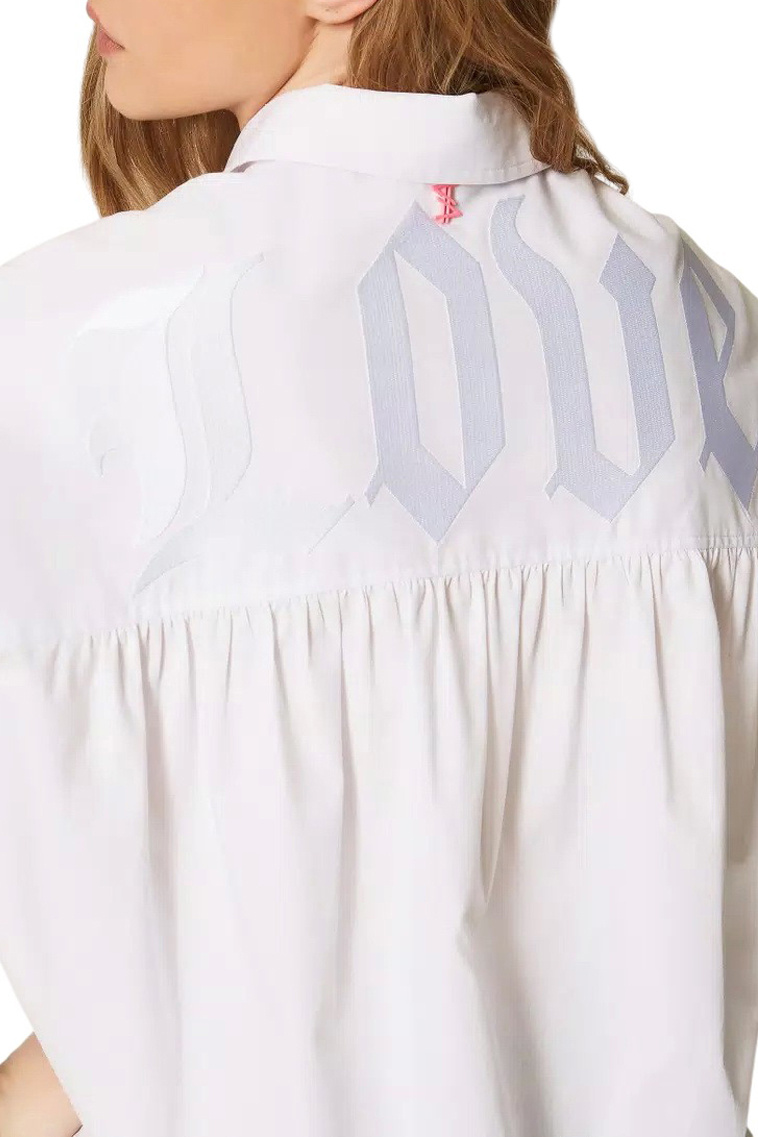 Женский TWINSET Milano Рубашка MYFO с вышивкой (цвет ), артикул 261AQ2032 | Фото 5