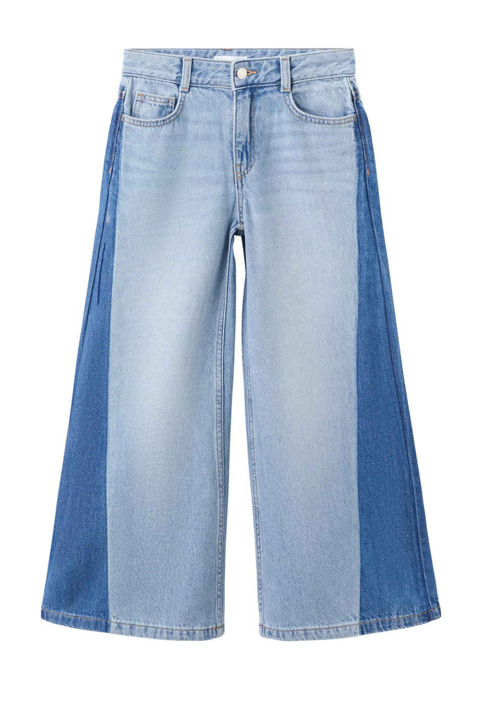 Девочкам Mango Kids Джинсы PALAZZO широкого кроя (цвет ), артикул 27012893 | Фото 1