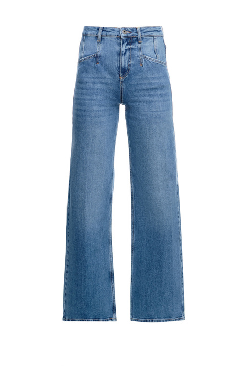 Liu Jo Расклешенные джинсы из эластичного хлопкового денима ( цвет), артикул UA3103DS007 | Фото 1