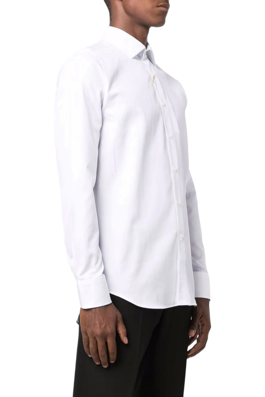 Рубашка из натурального хлопка|Основной цвет:Белый|Артикул:718GA60135 | Фото 1