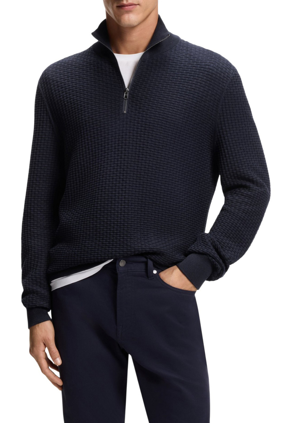 Мужской BOSS Джемпер Ulicio из хлопка (цвет ), артикул 50555118 | Фото 3