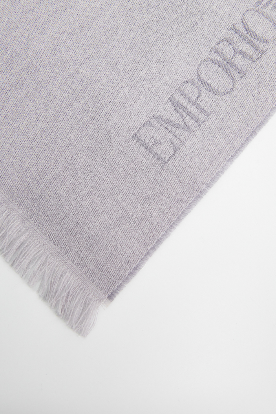 Emporio Armani Шарф из натуральной шерсти с бахромой (цвет ), артикул 625007-0P307 | Фото 3