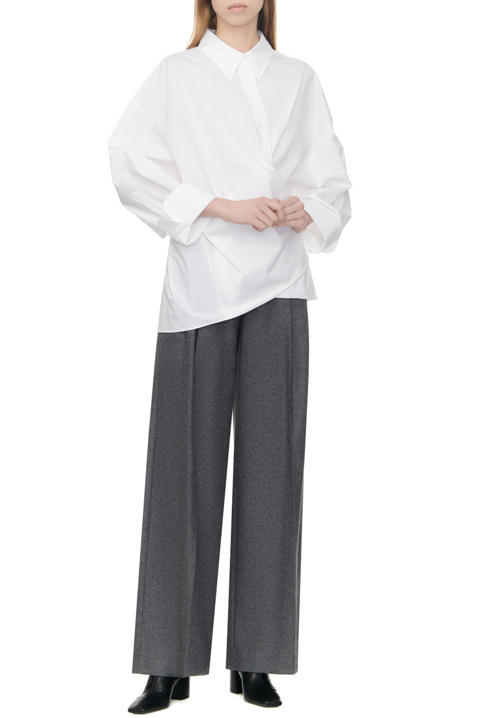 Женский Dorothee Schumacher Брюки LIGHT SOFTNESS из смесовой шерсти (цвет ), артикул 340123 | Фото 3