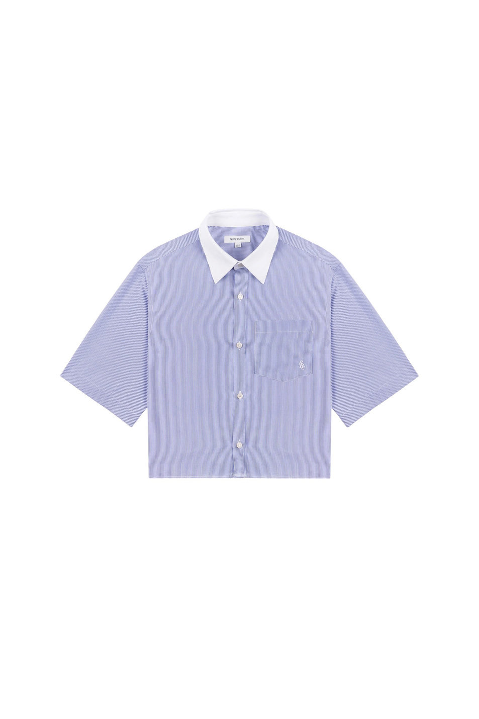 Женский Sporty & Rich Рубашка из укороченная (цвет ), артикул SI018606302ST02 | Фото 1
