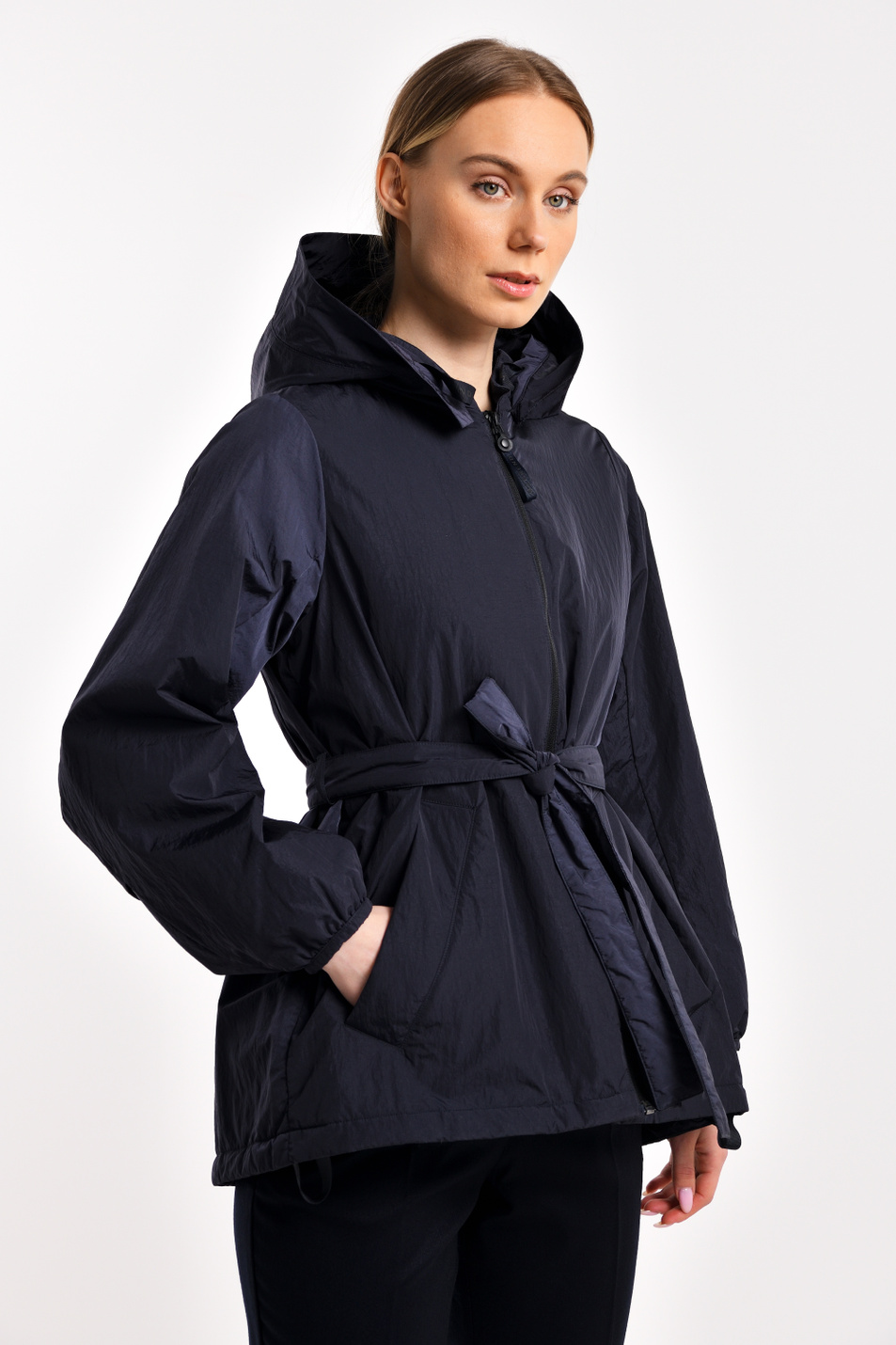 Куртка из водоотталкивающего материала ONDE|Основной цвет:Синий Женский Weekend Max Mara Куртка из водоотталкивающего материала ONDE (цвет ), артикул 50210307 | Фото 4