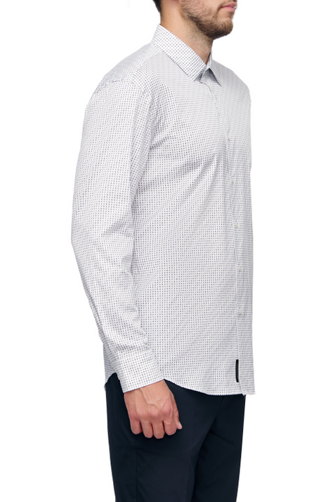BOSS Рубашка из эластичного хлопка с принтом ( цвет), артикул 50473311 | Фото 4