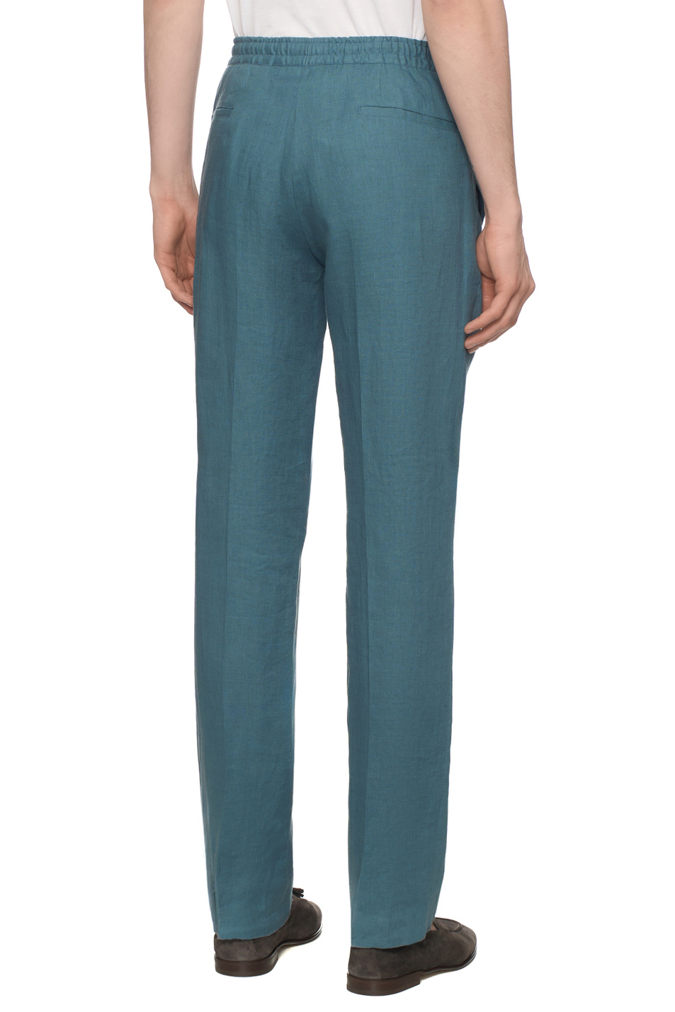 Мужской Kiton Брюки из чистого льна (цвет ), артикул UPN01H0969012007 | Фото 5