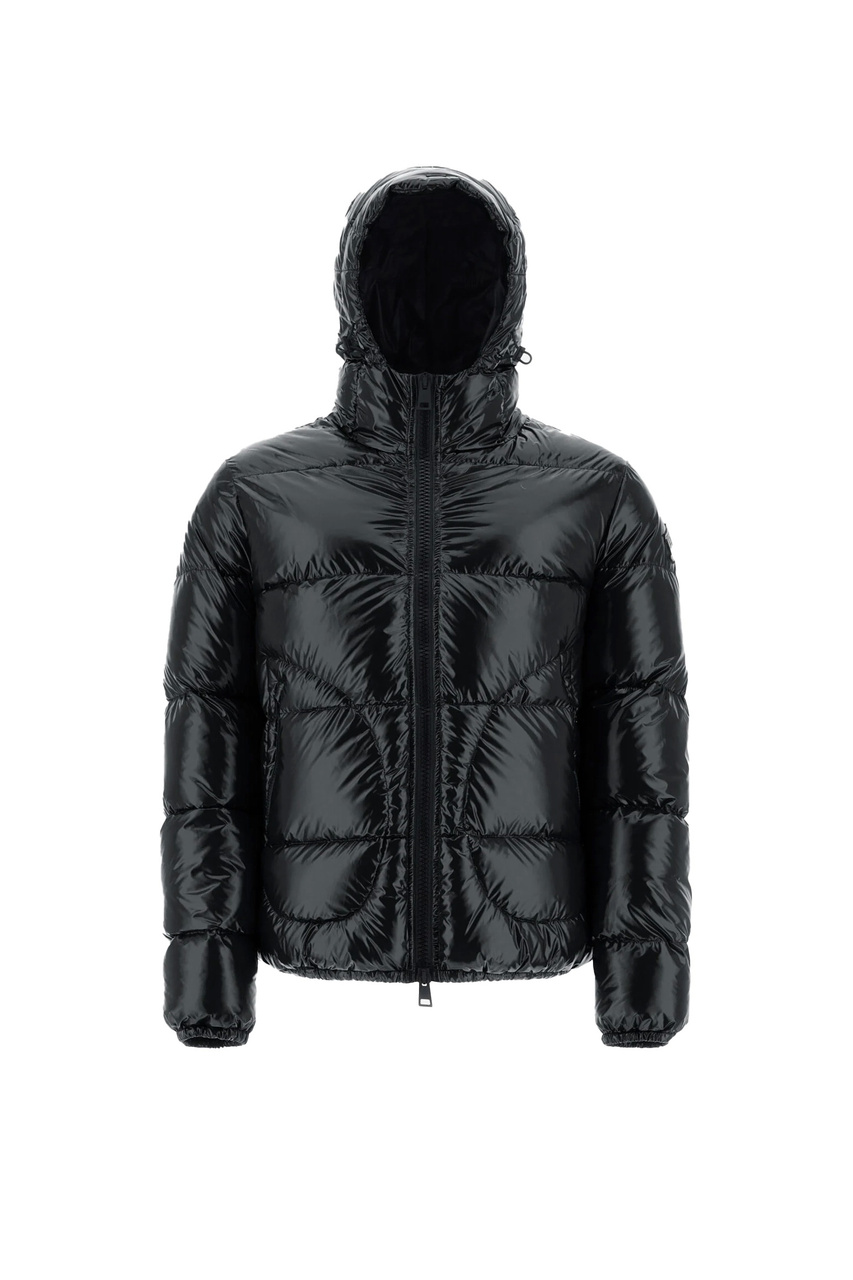 Куртка стеганая однотонная|Основной цвет:Черный|Артикул:PI001079U12220 | Фото 1