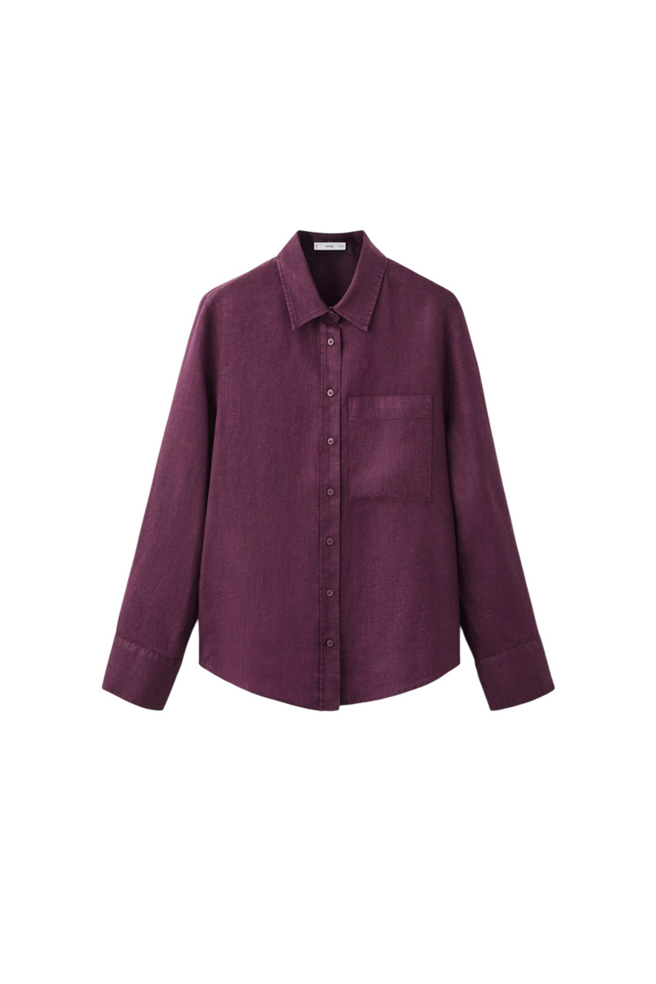 Женский Mango Рубашка LINO из льна (цвет ), артикул 27096345 | Фото 1