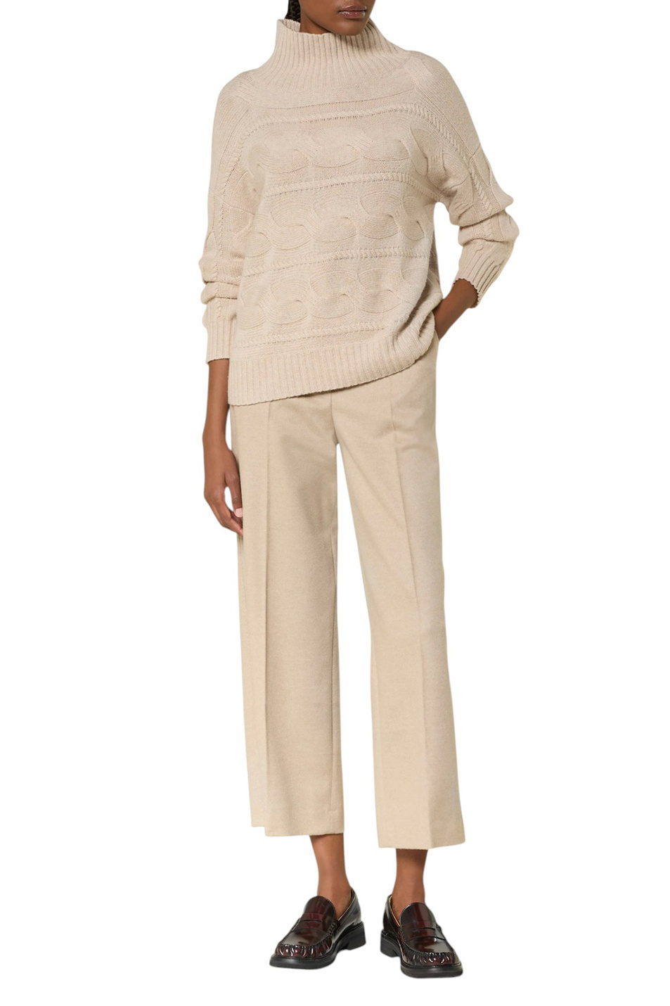 Женский Max Mara Свитер VODKA из шерсти и кашемира (цвет ), артикул 2526366042 | Фото 3