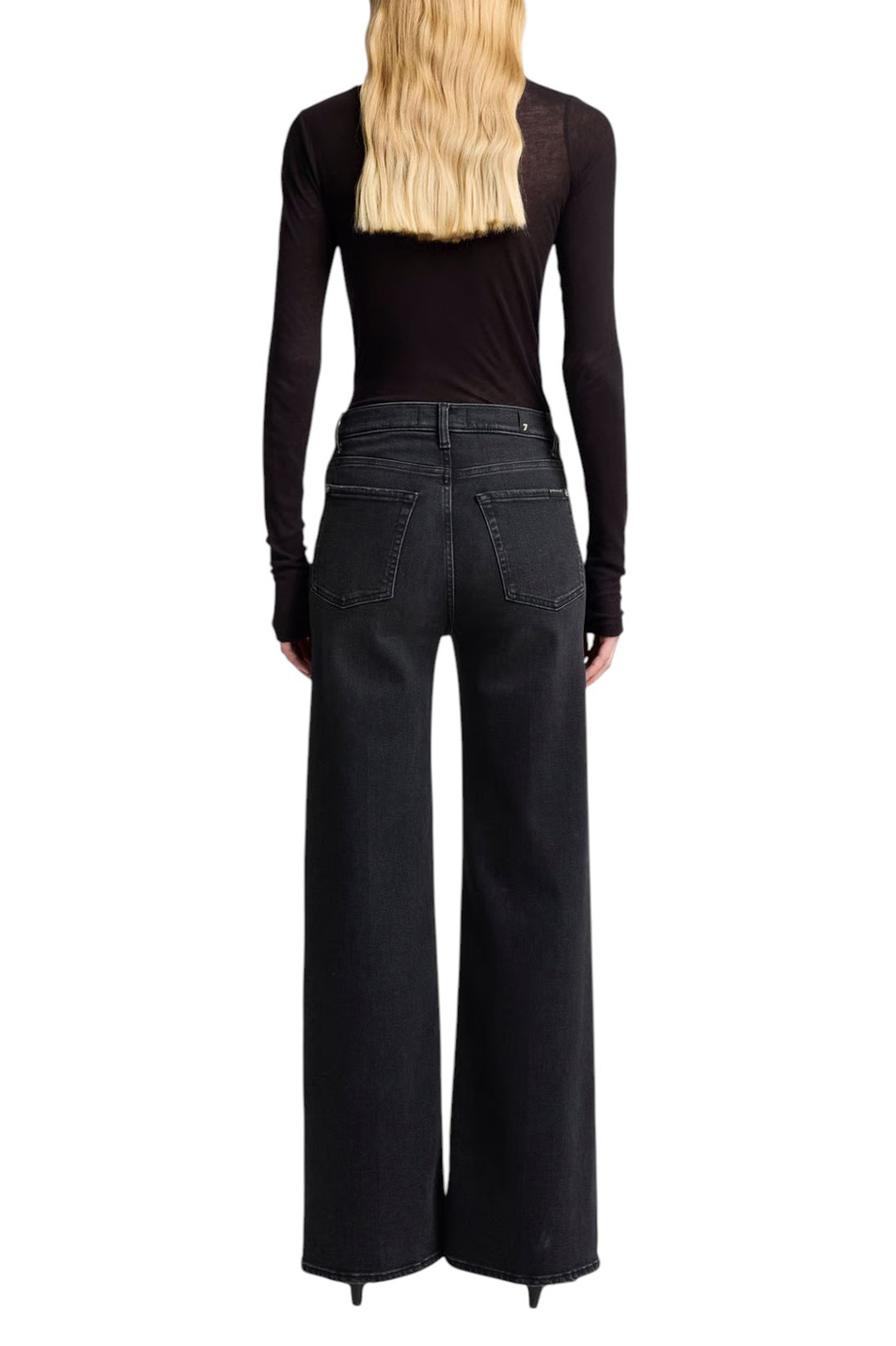 Женский 7 for all Mankind Джинсы из эластичного хлопка (цвет ), артикул 7UH00C32 | Фото 5