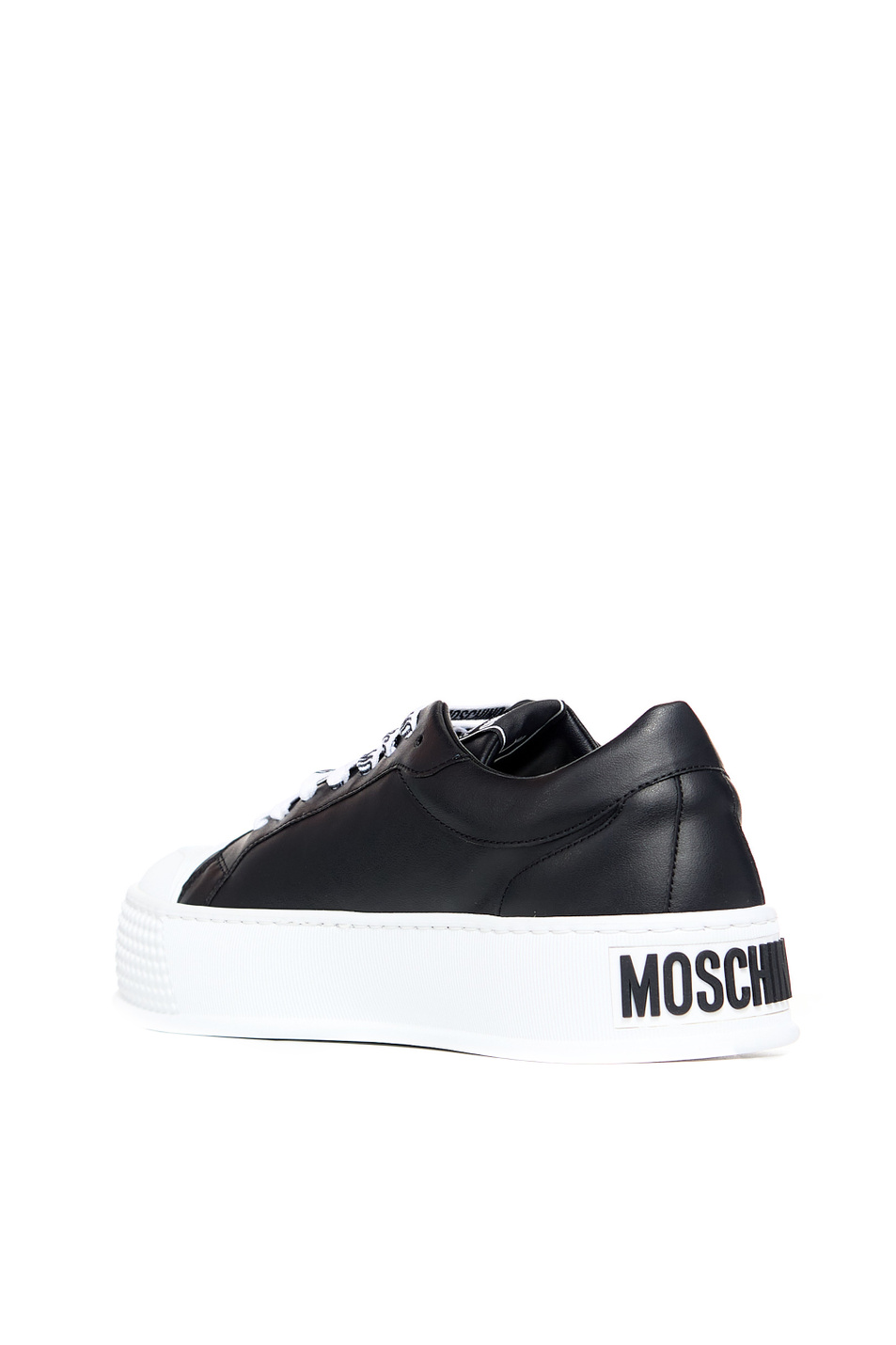 Мужской Moschino Сникеры с тисненым логотипом (цвет ), артикул MB15954G1HG37 | Фото 3