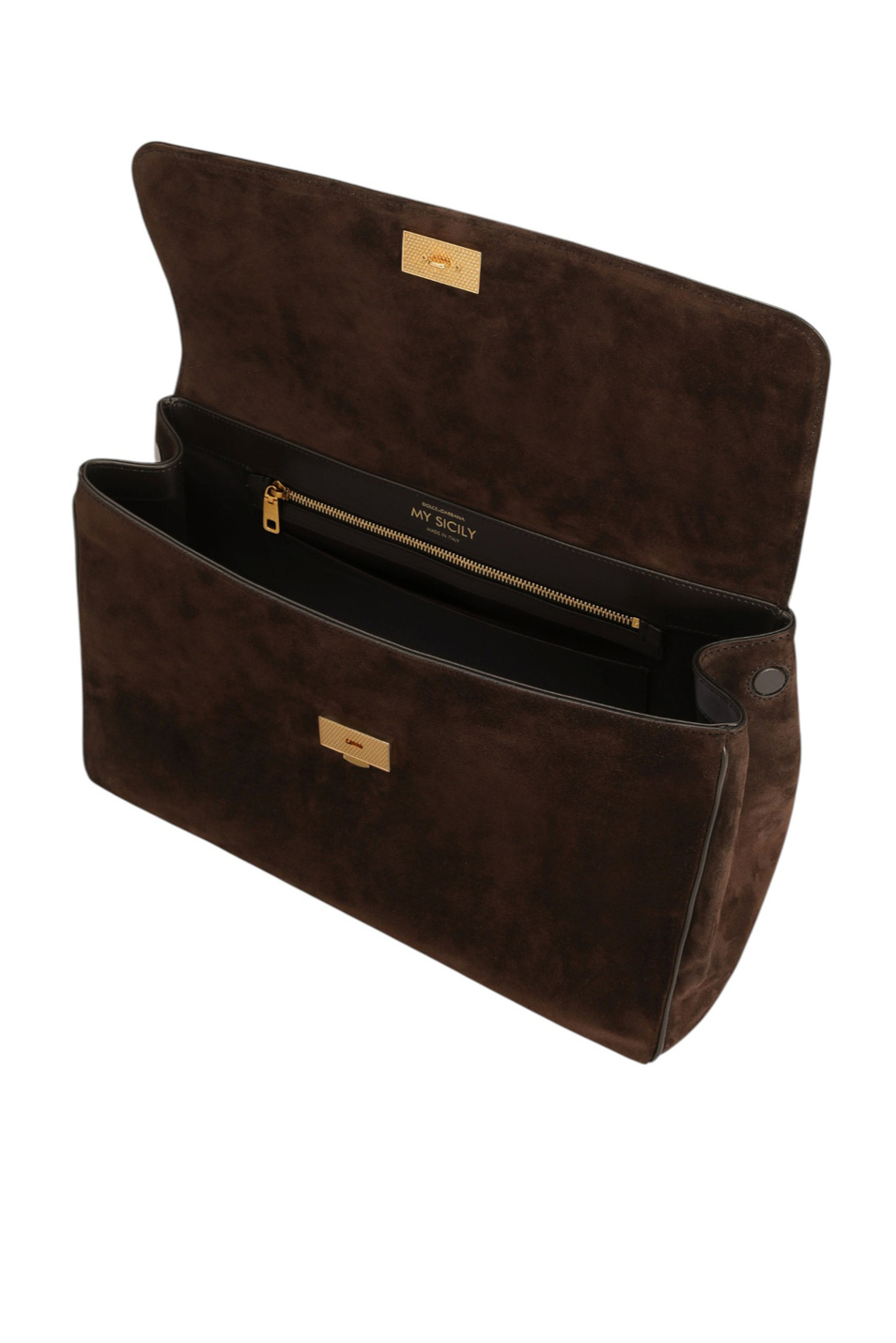 Женский Dolce & Gabbana Сумка My Sicily из натуральной замши (цвет ), артикул BB7814-BO903 | Фото 5