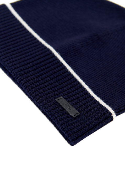 BOSS Комплект из шарфа и шапки из натуральной шерсти с логотипом ( цвет), артикул 50461126 | Фото 5