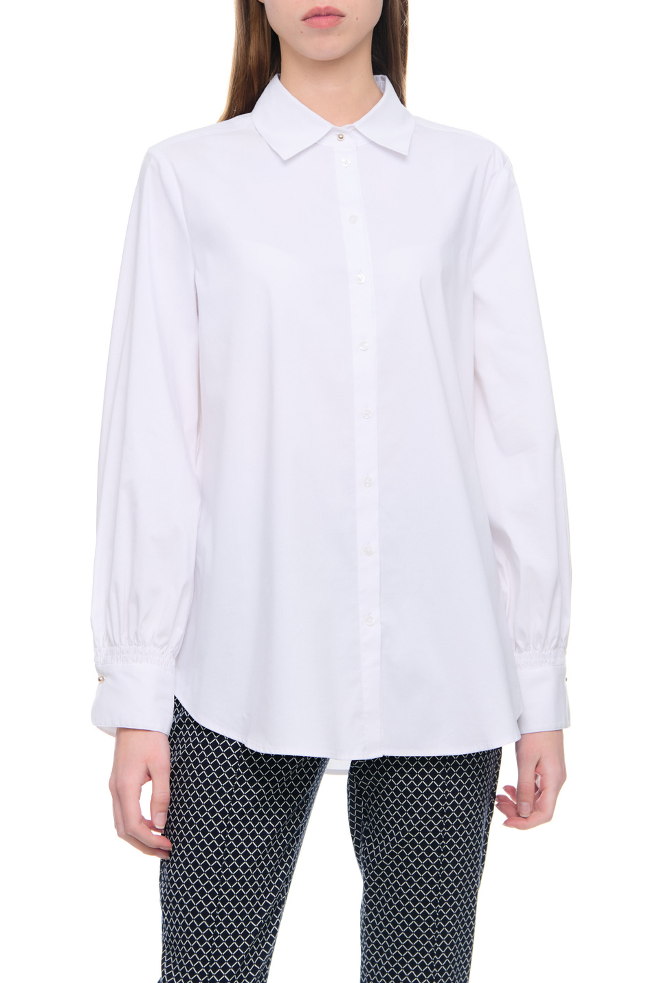 Женский Gerry Weber Блузка из смесового хлопка (цвет ), артикул 160004-31403 | Фото 4