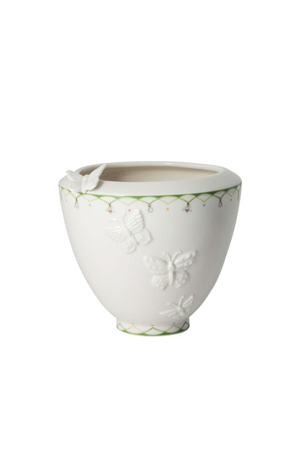 Широкая ваза Colourful Spring 17 см|Основной цвет:Белый|Артикул:14-8663-5130 | Фото 1