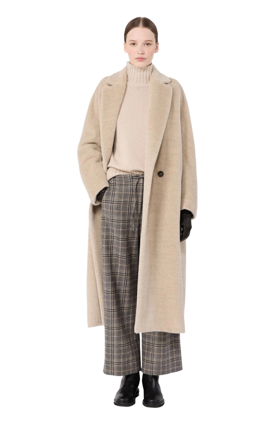 Женский Max Mara Пальто TABARIN из смесовой пряжи альпаки (цвет ), артикул 2629016203 | Фото 2