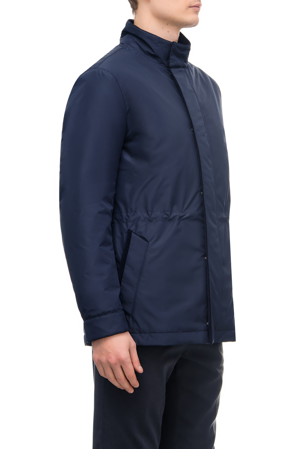 Canali Куртка на молнии и кнопках с воротником-стойкой (цвет ), артикул O20338SG01774 | Фото 4