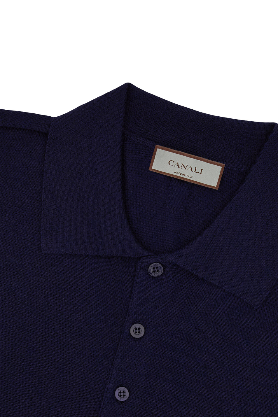 Мужской Canali Джемпер поло однотонное (цвет ), артикул C1123MK02353 | Фото 4