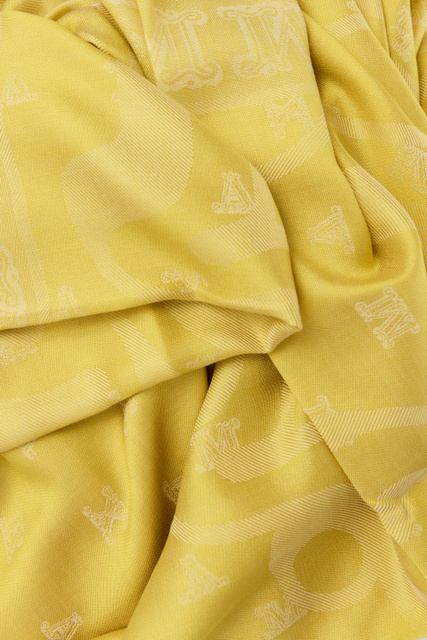 Платок GASTONE из шелка и хлопка|Основной цвет:Желтый|Артикул:2345410231 | Фото 2