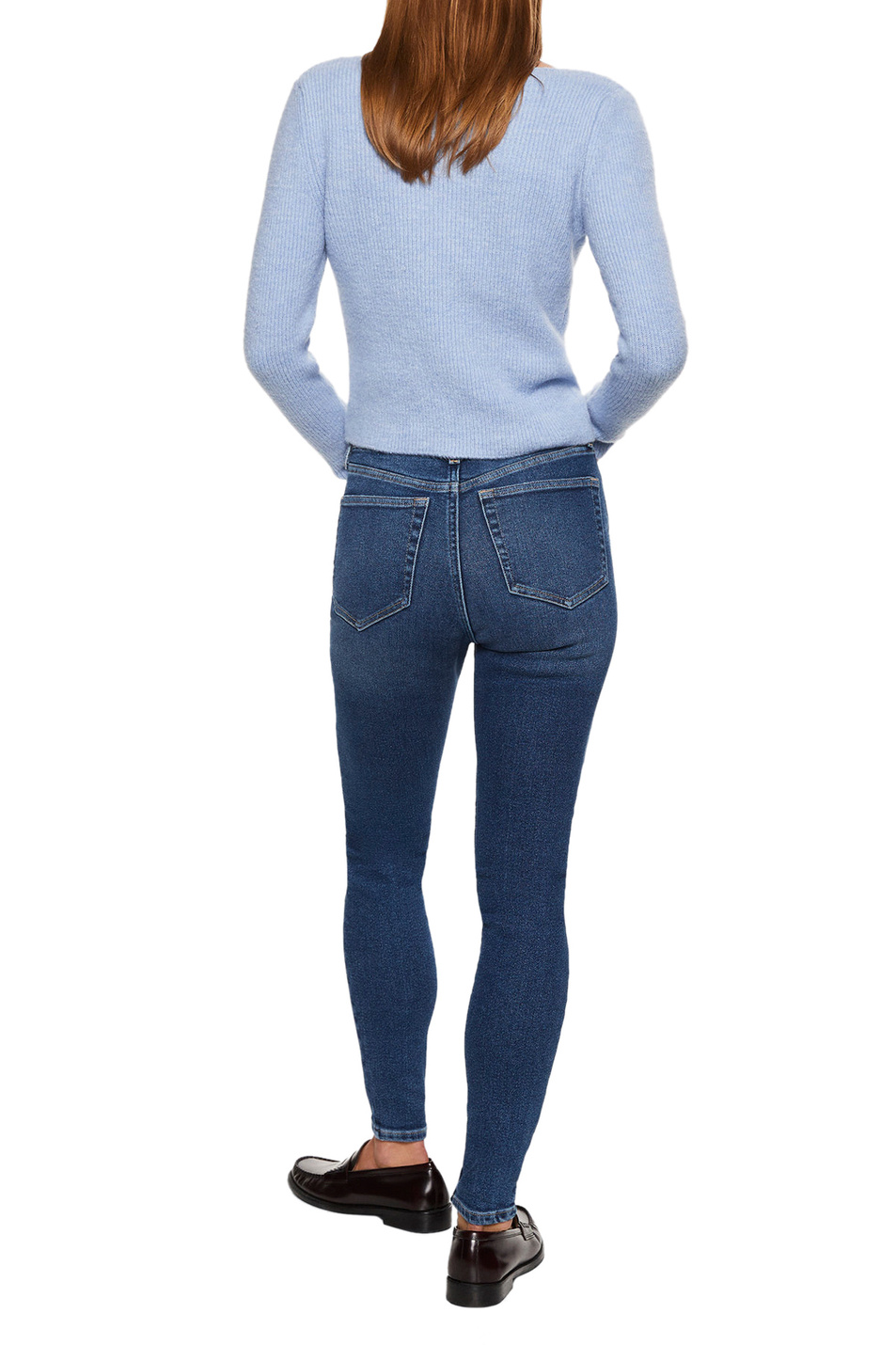 Женский Mango Облегающие джинсы SOHO с высокой посадкой (цвет ), артикул 37045912 | Фото 4