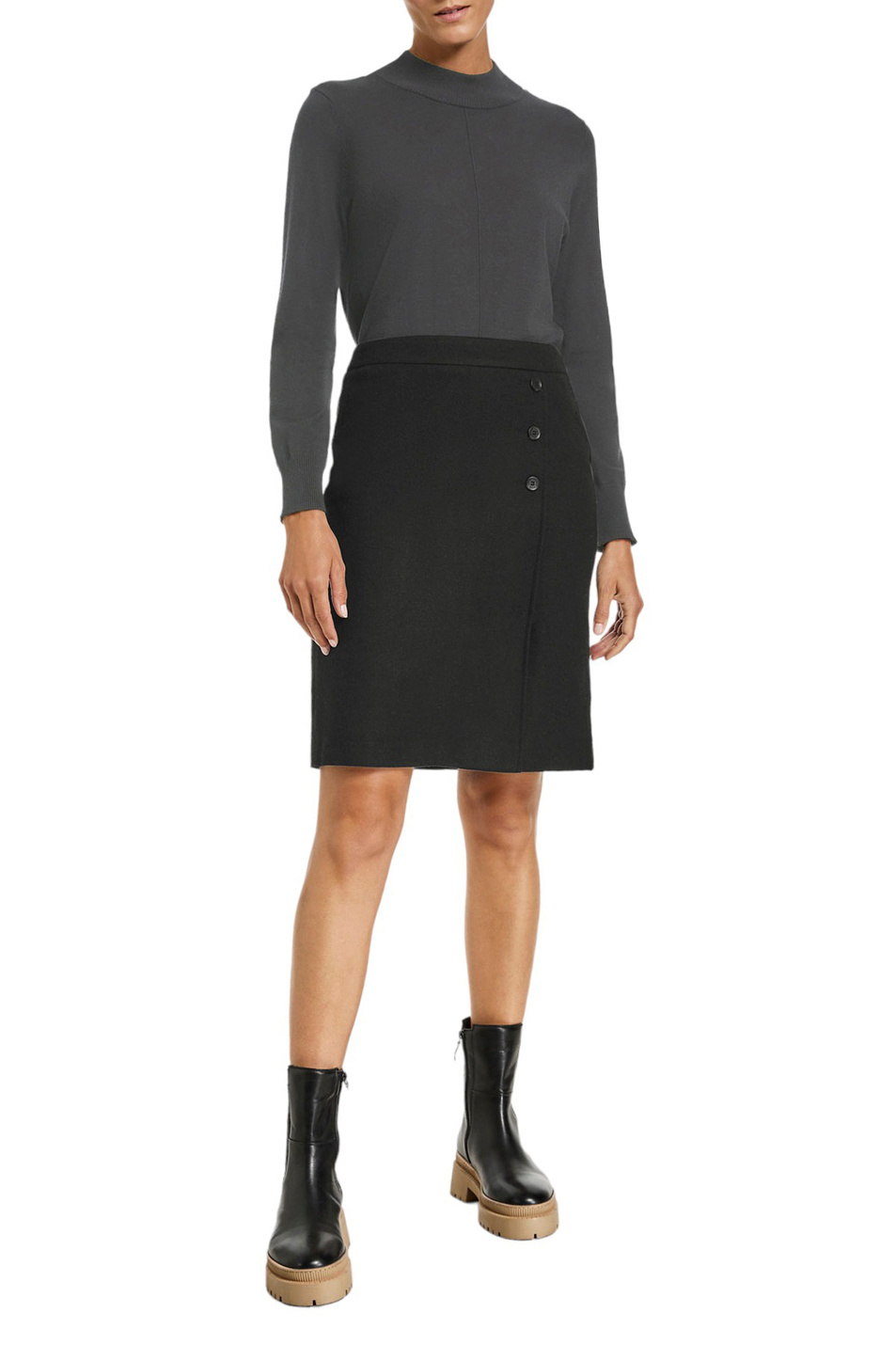 Женский Gerry Weber Юбка с декоративными пуговицами (цвет ), артикул 111013-66383 | Фото 3