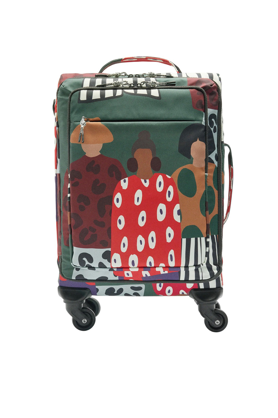 Женский Parfois Чемодан с принтом (цвет ), артикул 241832 | Фото 1